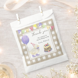 うさぎ1歳の誕生日 お越し頂きありがとう フェイバーバッグ