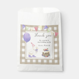 うさぎ1歳の誕生日 お越し頂きありがとう フェイバーバッグ