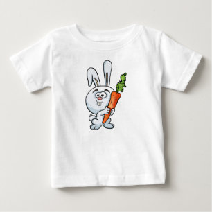 うさぎ、うさぎ、にんじん ベビーTシャツ