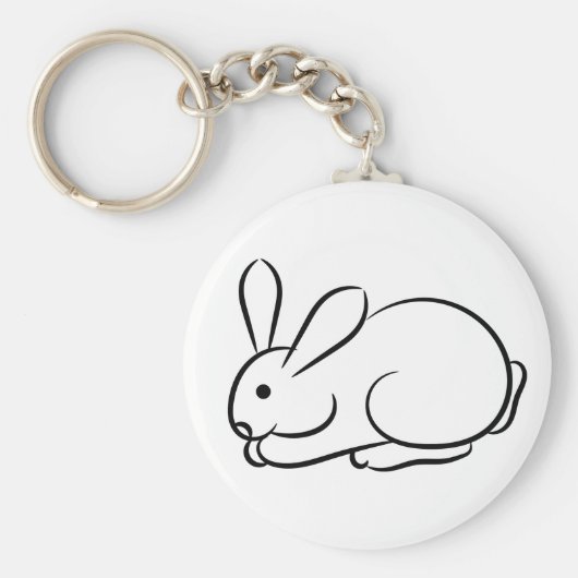 うさぎ キーホルダー (正面)
