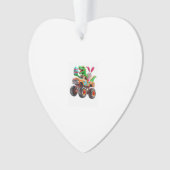 うさぎ ティラノサウルス イースター モンスター トラック 恐竜 面白い少年K オーナメント (正面)