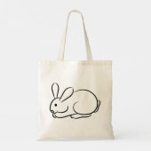 うさぎ トートバッグ (裏面)