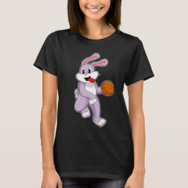 うさぎ バスケットボール選手 バスケットボール Tシャツ