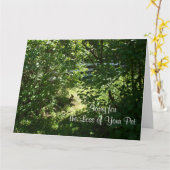 うさぎ – ペットを失うこと カード (黄色い花)