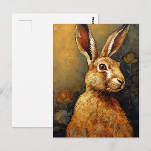 うさぎ ポストカード (正面/裏面)