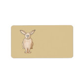 うさぎ。 ラベル (正面)