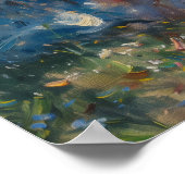 うさぎAと牧草地の姉妹たち絵を描。 ポスター (角)