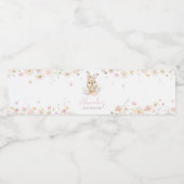 うさぎSomebunnyベビーシャワー ペットボトルラベル (シングルラベル)