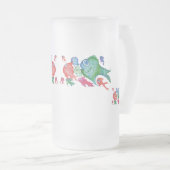 うさんくさい予想 フロストグラスビールジョッキ (正面右)