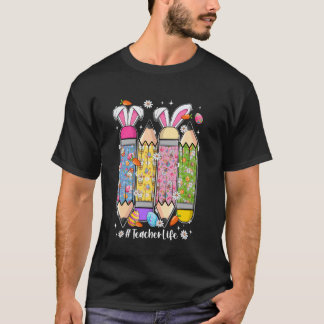 うさ耳キュート教師ライフ鉛筆 Ea Tシャツ