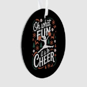 うざいチアリーディングのクリスマスを応援するのがどれほど楽しいか オーナメント (正面)