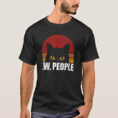 うざい人 猫 Tシャツ (正面)