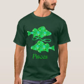 うす緑の魚座のマーク Tシャツ (正面)