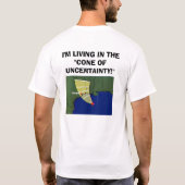 うずくまって下さい! 文字だけに向かって下さい Tシャツ (裏面)