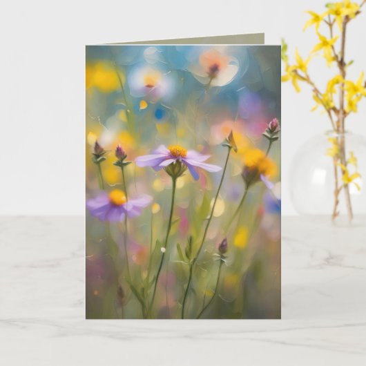 うずく野草 カード (黄色い花)