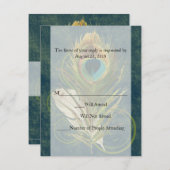 うずまきピーコックフィーバー - クリックしてマッチングセットを表示 - 出欠カード (正面/裏面)