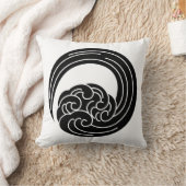 うずまき波 クッション (ブランケット)