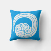 うずまき波 クッション (裏面)