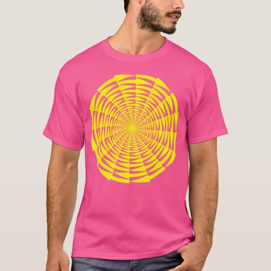 うずまき錯視 Tシャツ (正面)