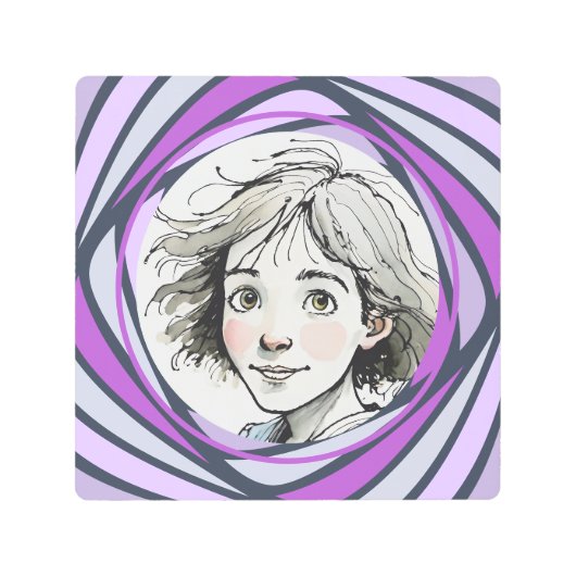 うずまき メタルプリント (正面)