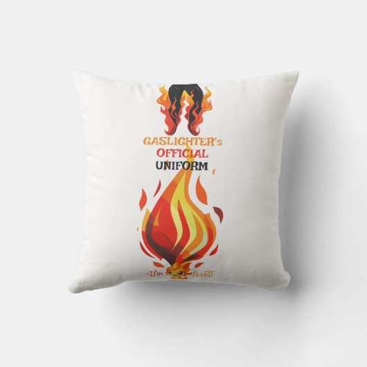 うそつき、うそつき、パンツは火を放つ クッション (裏面)