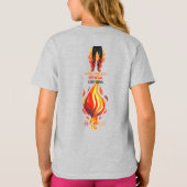 うそつき、うそつき、パンツは火を放つ Tシャツ (裏面)