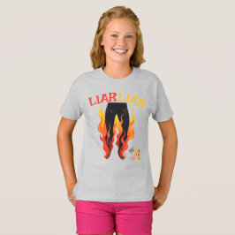 うそつき、うそつき、パンツは火を放つ Tシャツ