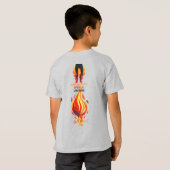 うそつき、うそつき、パンツは火を放つ Tシャツ (裏面フル)