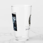 うそガラスのタンブラーで満たされた暗い空 タンブラーグラス (左)