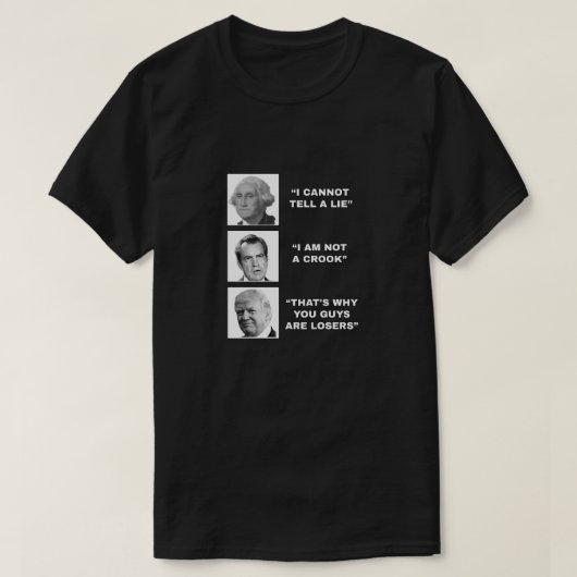 うそ偽り Tシャツ (デザイン正面)