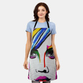 うそ目 エプロン (着用した状態)