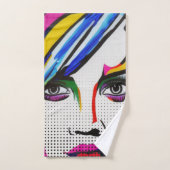 うそ目 バスタオルセット (ハンドタオル)