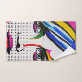 うそ目 バスタオルセット (ハンドタオル)