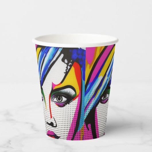 うそ目 紙コップ (正面)