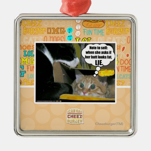 うそ メタルオーナメント (正面)