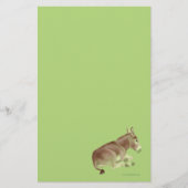 うたた寝のろばの文房具 便箋 (正面)