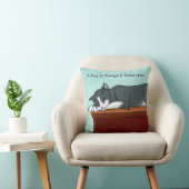 うたた寝の子猫 クッション (椅子)