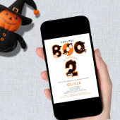 うちのちっちゃいブーちゃんが2歳になる ハロウィン誕生日 招待状