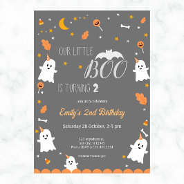 うちのちびちゃんがハロウィンの誕生日を迎える 🎃 招待状