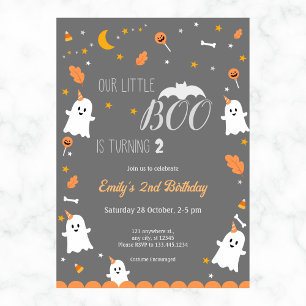 うちのちびちゃんがハロウィンの誕生日を迎える 🎃 招待状