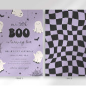 うちのちびちゃんが2歳に！お誕生日おめでとう招待状 招待状