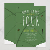 うちのちびむしの誕生日パーティーにおいでよ 招待状 (正面/裏面)