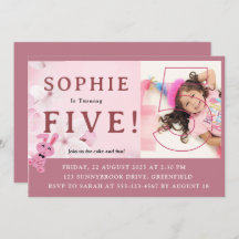 うちのスイートバニープリンセスが5歳に！パーティーのお誘い