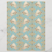 うちのフェアリー・プリンセス、女の子の誕生日ケーキのラッピング チラシ (裏面)