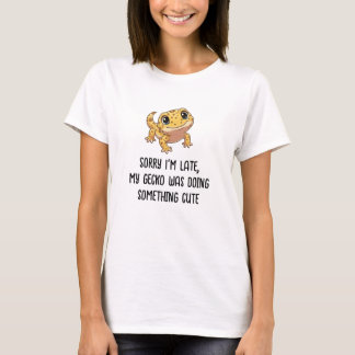 うちのヤモリがかわいいことしてた Tシャツ