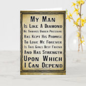 うちの人はダイヤ大切ン並みだ カード (黄色い花)