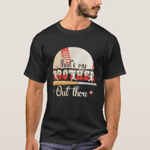 うちの兄の野球選手が野球チーム Tシャツ