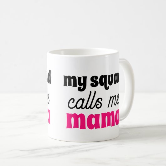 うちの分隊がママにかわいい母の日のプレゼントって呼んでる コーヒーマグカップ (正面右)