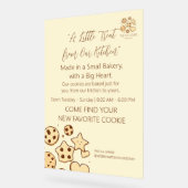 うちの台所から少しおごり アクリルサイン (傾斜)