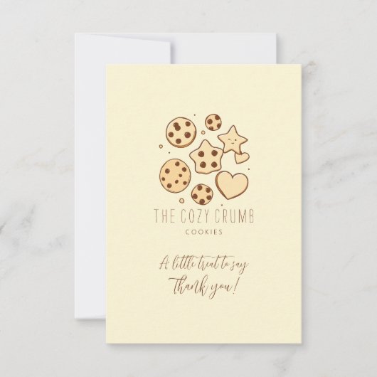 うちの台所から少しおごり サンキューカード (正面)